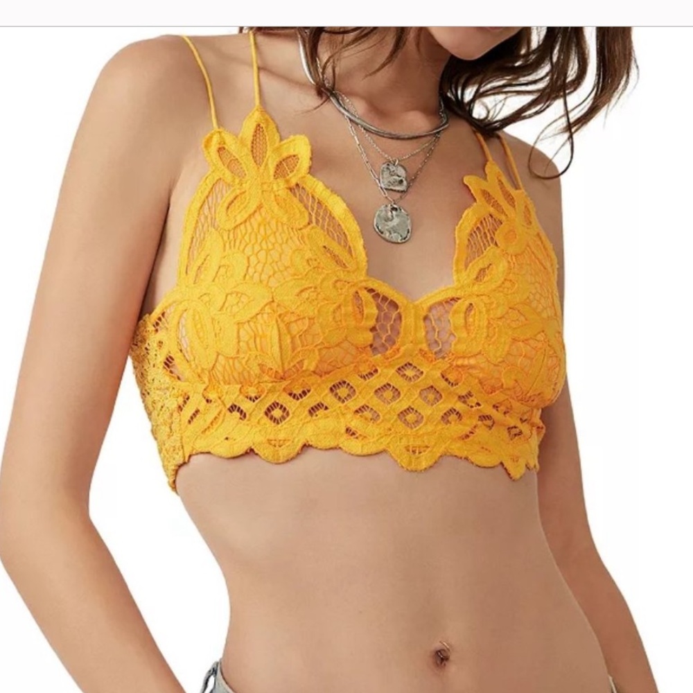 FREE PEOPLE Adella Longline Bralette - Picture 1 of 9